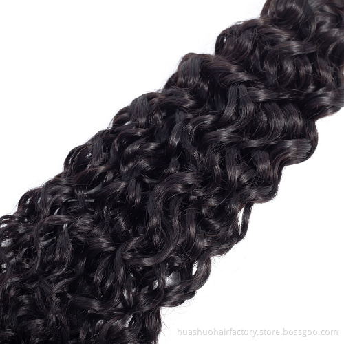 Natural Wholesale Raw Unprocessed Water Curls Virgin Myanmar Burmese Human Hair Vendors
